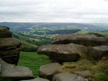 Looking down towards Hathersage
